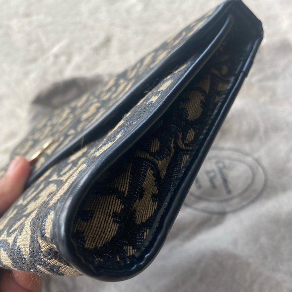 Authentic Vintage Dior Trotter Clutch with Chain - Picture 6 of 16